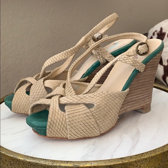 Anthropologie Shoes - Farylrobin Gorgeous wedge sandal